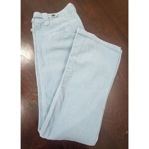Polo Ralph Lauren Kelly Vintage Waist Pant‎ Bootcut Blue Corduroy Pants Sz 4x32